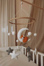 Håndlavet Sleepy fox uro