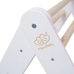 Ladder With a Slide-Climbing Wall - White