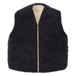 Baby/Kid Virgin Wool Vest - Charcoal-1
