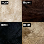 Natural Sheepskin Stool Cover-3