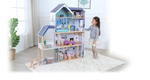 Wooden Dollhouse Crystal with LED Lights