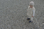 Woolen Pants with Suspenders - Cream-2
