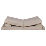 MeowBaby® Large Slimcord Premium Sofa - Ecru