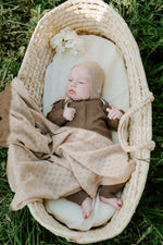Merino wool baby blanket LOVE